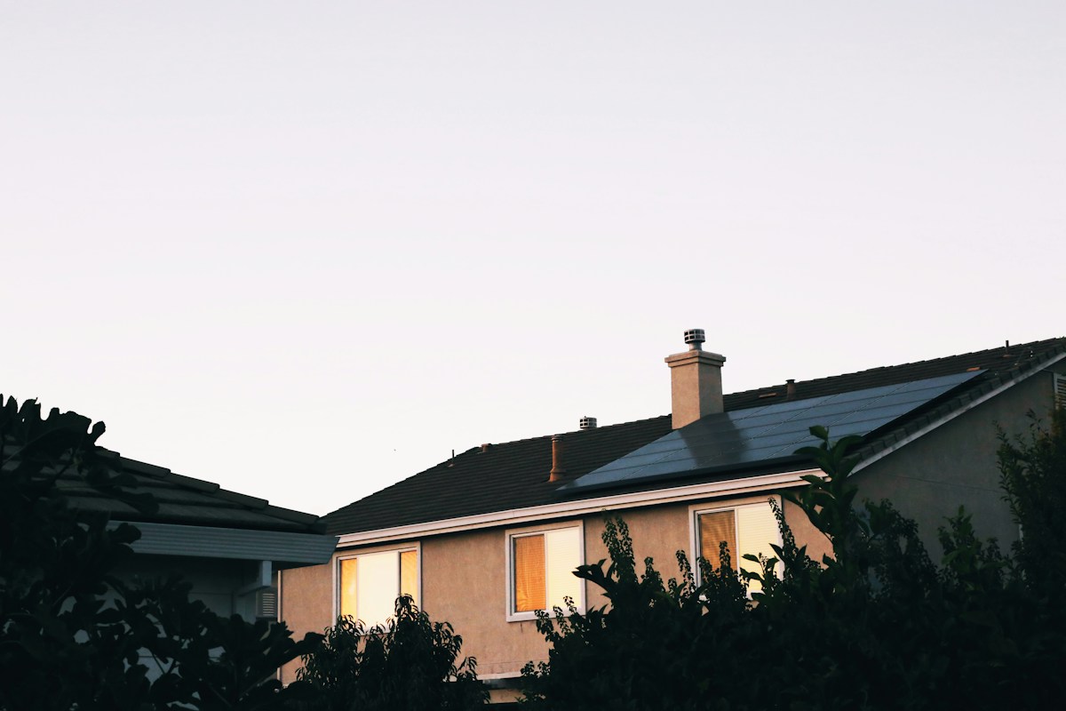 Completed residential exterior